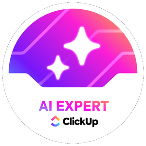ClickUp AI Expert Badge